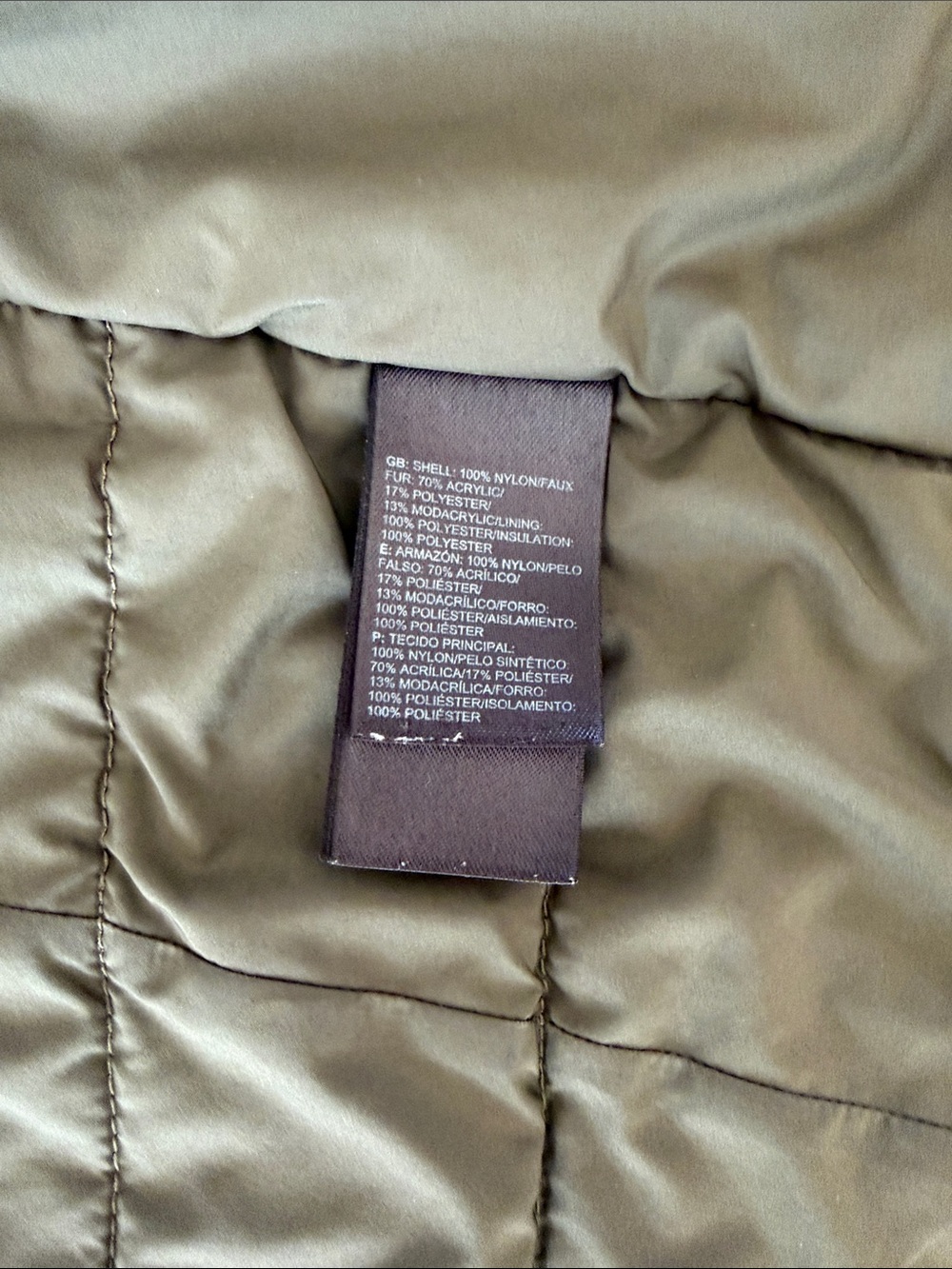 The North Face Women's Hooded Puffer Jacket - Olive - Picture 6 of 7